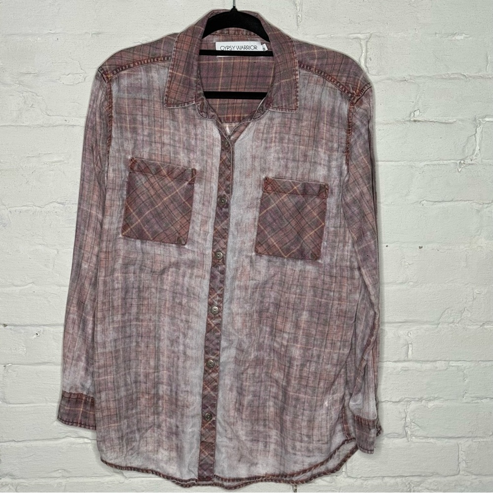 Gypsy Warrior Flannel Shirt L